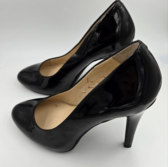 Jessica Simpson Pumps Heels Black Patent 5.5M 4" - Picture 10 of 11